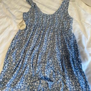 altar’d state blue floral romper